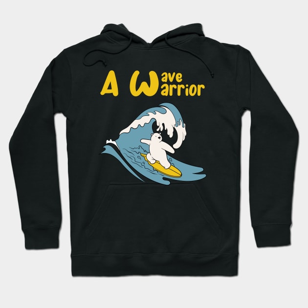 A Wave Warrior Hoodie by Oiyo